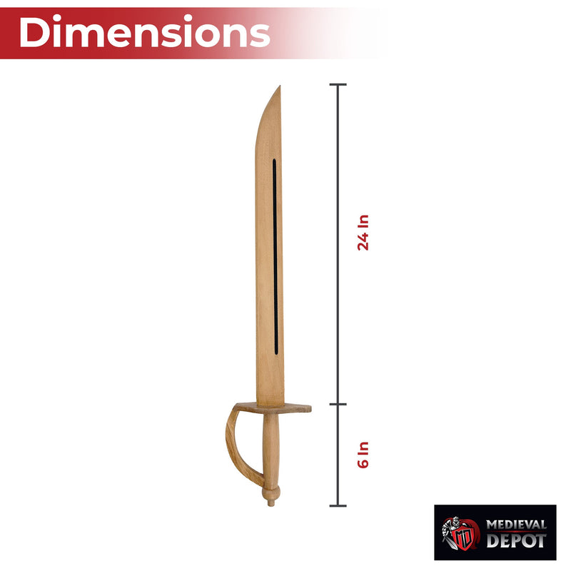 Buried Treasure Wooden Cutlass Sword