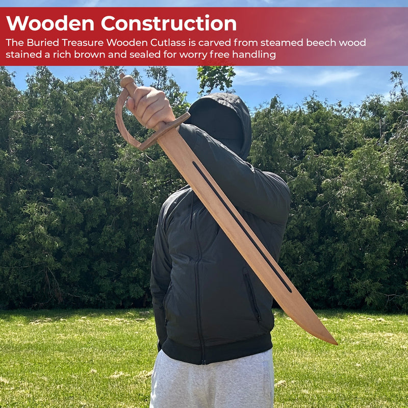 Buried Treasure Wooden Cutlass Sword