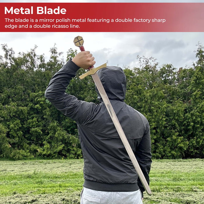 Crusader Knights Honor Cross Sword