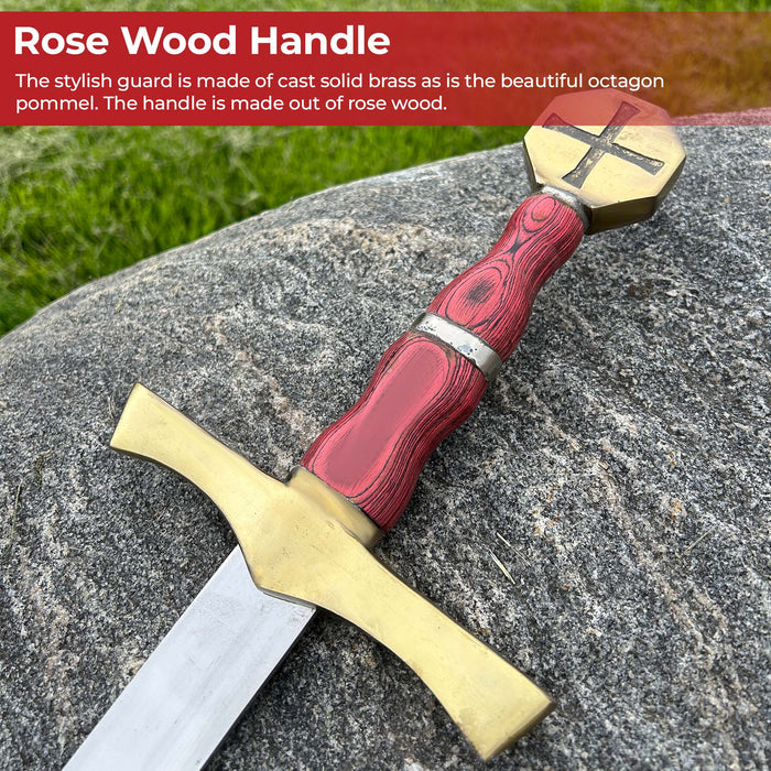 Crusader Knights Honor Cross Sword