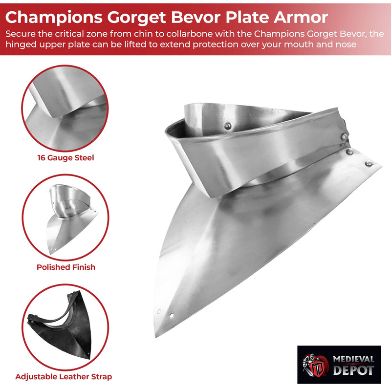 Champions Gorget Bevor Plate Armor