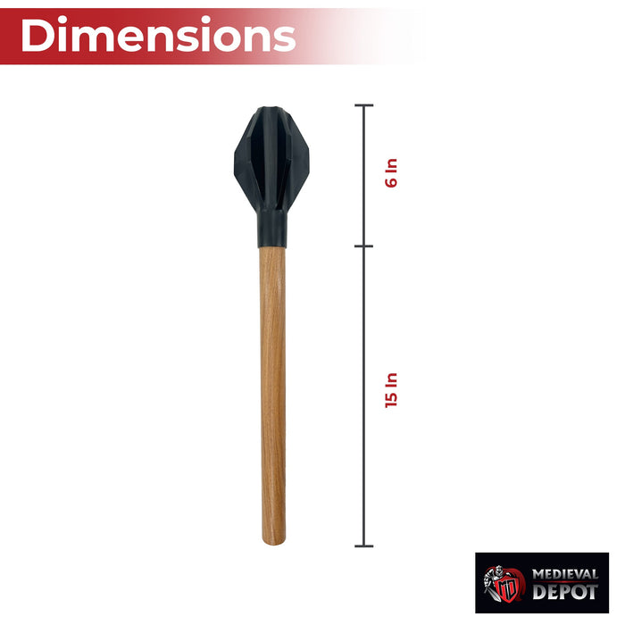 Cold Steel Flanged Mace - 1055 Carbon Steel Plate-Armor Crusher