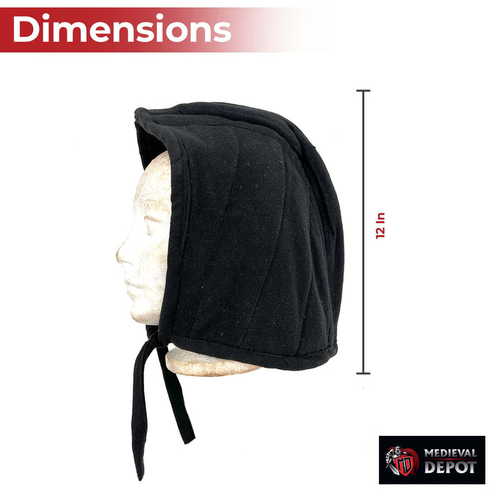 Cotton Padded Coif Arming Cap