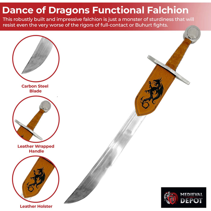 Dance of Dragons Functional Falchion