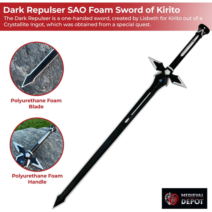 Dark Repulser SAO Foam Sword of Kirito