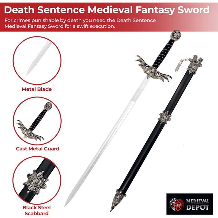 Death Sentence Medieval Fantasy Sword