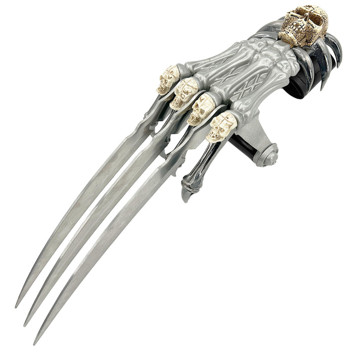 Death Skull Head Triple Claw Dagger
