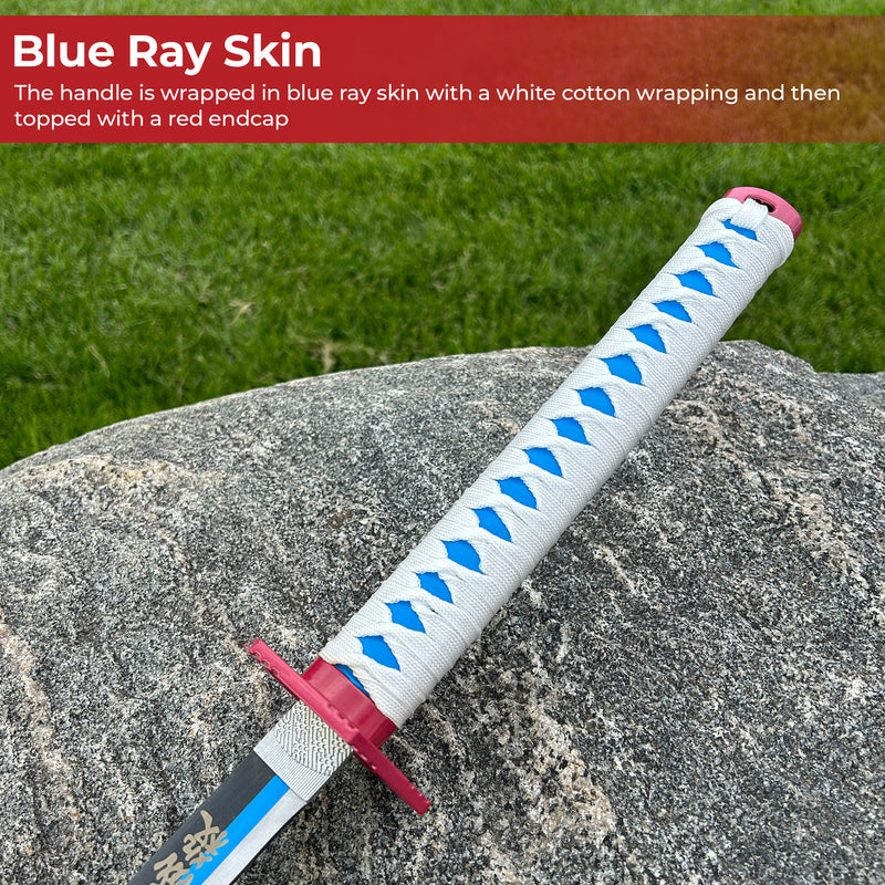 Giyu Tomioka Demon Slayer Replica Water Hashira Nichirin Katana Sword