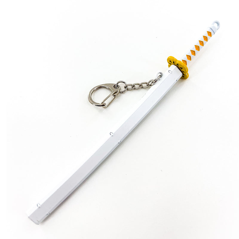 Demon Slayer Inspired Sword Keychain Agatsuma Zenitsu's Miniature Replica