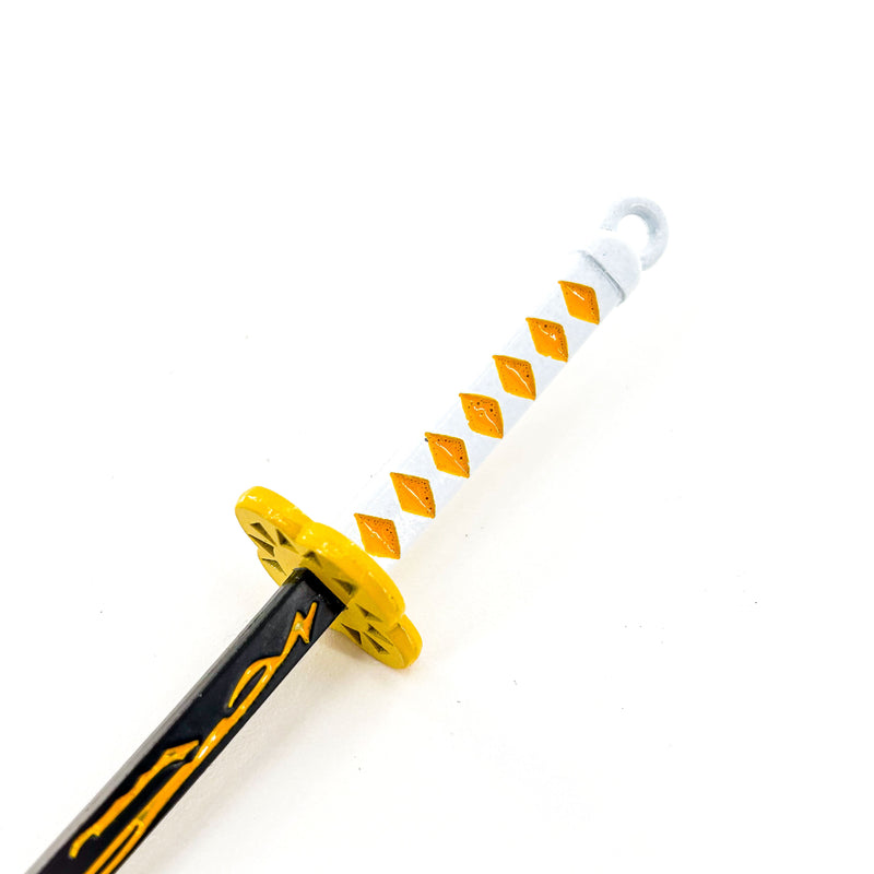 Demon Slayer Inspired Sword Keychain Agatsuma Zenitsu's Miniature Replica