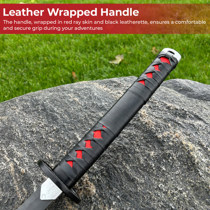 Tanjiro Kamado Demon Slayer Black Blade Nichirin Katana Sword