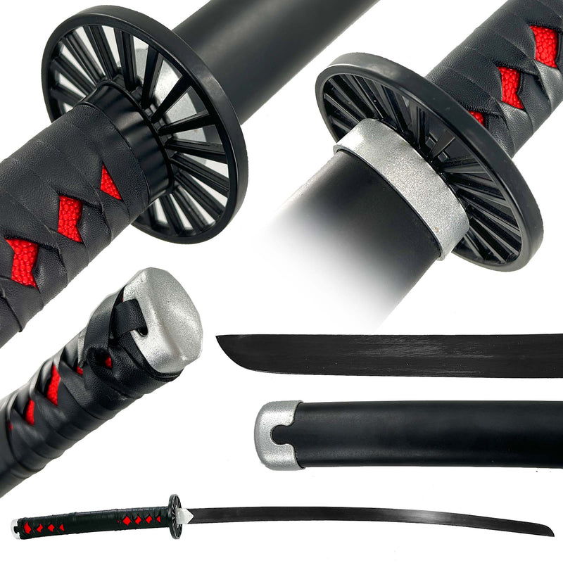 Tanjiro Kamado Demon Slayer Black Blade Nichirin Katana Sword