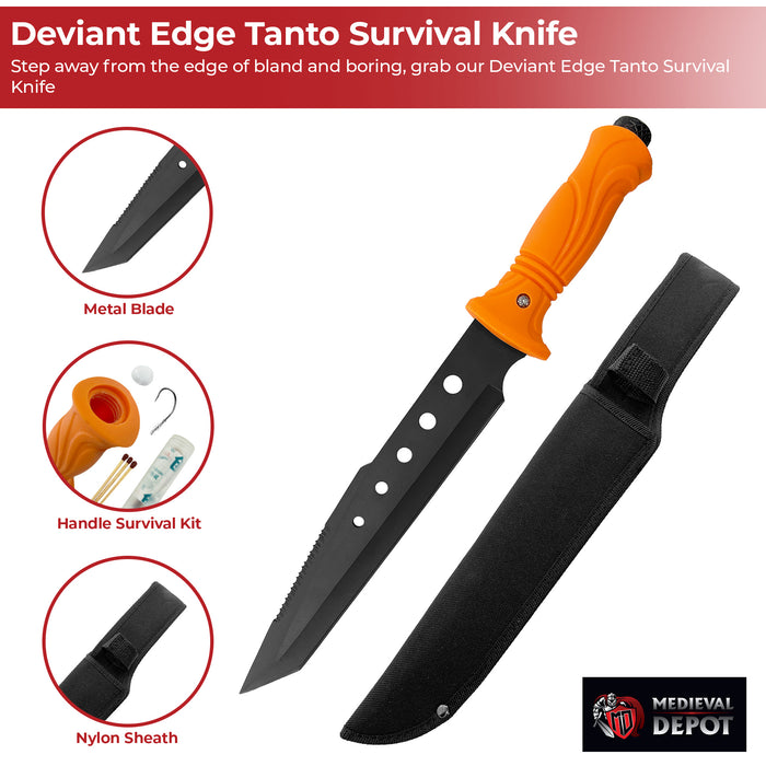 Deviant Edge Tanto Survival Knife