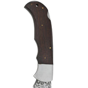 Marshal's Law Damascus Slipjoint Pocket Knife 