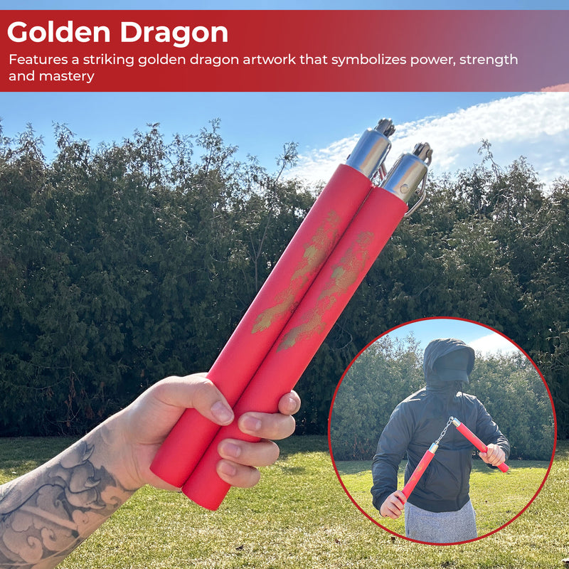Dragon Foam Martial Arts Training Nunchaku