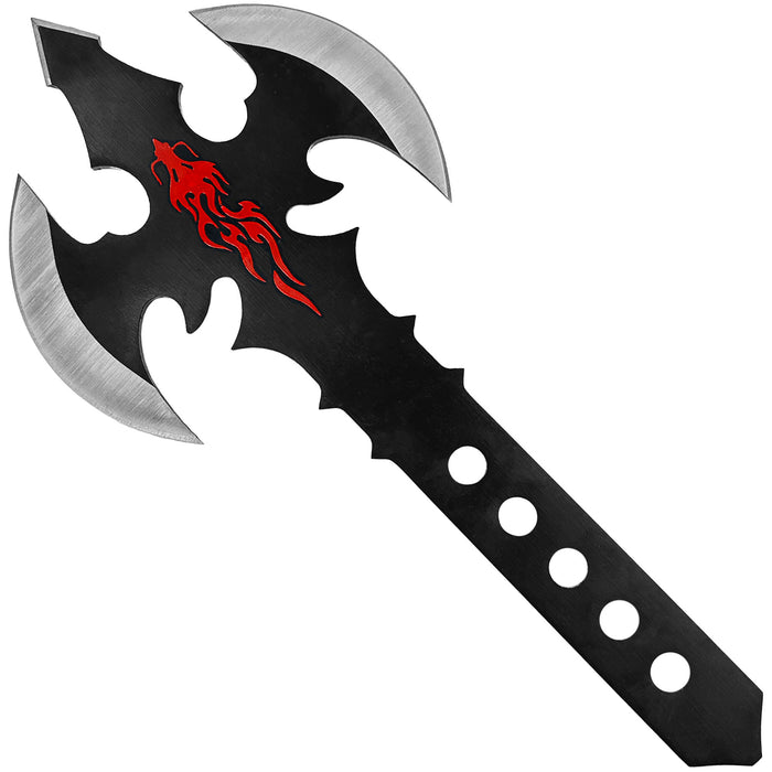 Dragon's Mighty Fury Triple Edged Throwing Axe