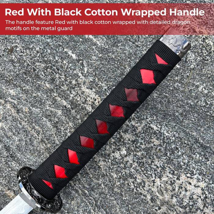 Dragons Rapture Japanese Samurai Katana Sword