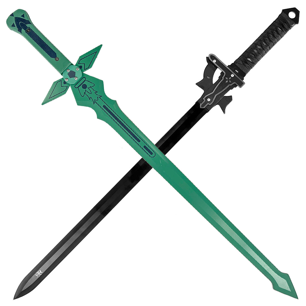SAO Dual Blades Dark Repulser Elucidator Sword Set — Medieval Depot