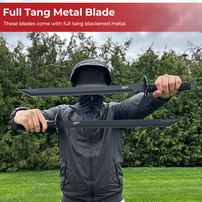 Dual Twin Ninja Short Sword Set