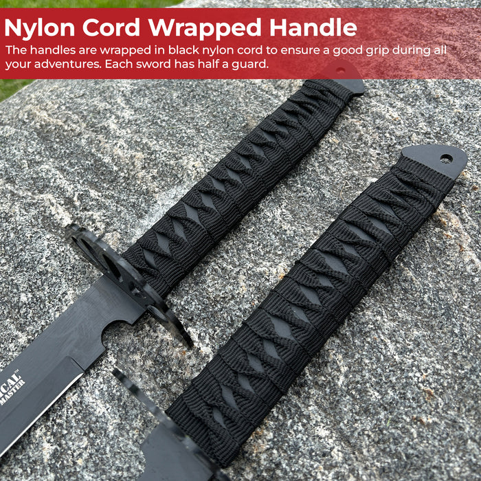 Dual Twin Ninja Short Sword Set