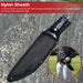 Decorative Guard Scroll Handle Engraved Fixed Blade Knife