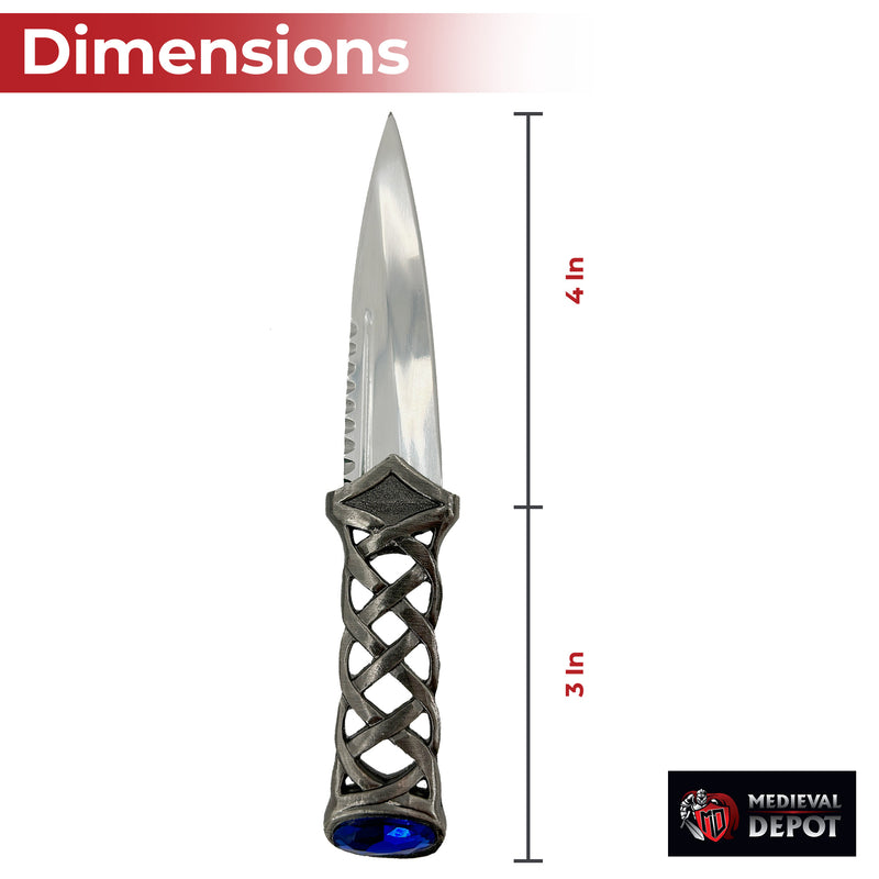 Scottish Twisted Steel Dagger Knife