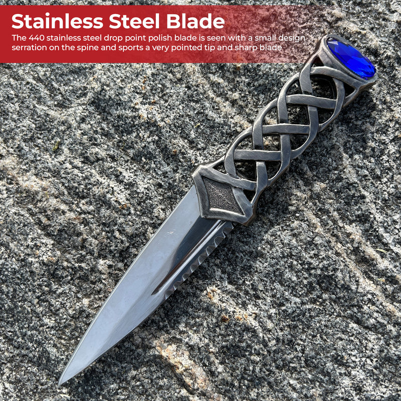 Scottish Twisted Steel Dagger Knife