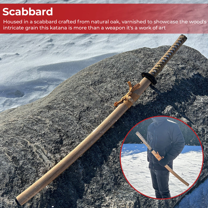 Ethereal Essence Traditional Wooden Handmade Katana