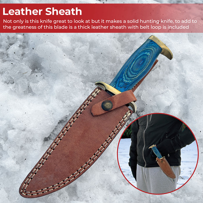 Fixed Blade Tanzania Ridge Hunting Knife