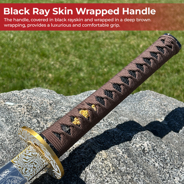 Floral Symphony Handmade Katana