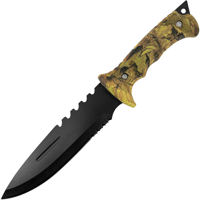 Foot Hills Woodland Camo Outdoor Knife