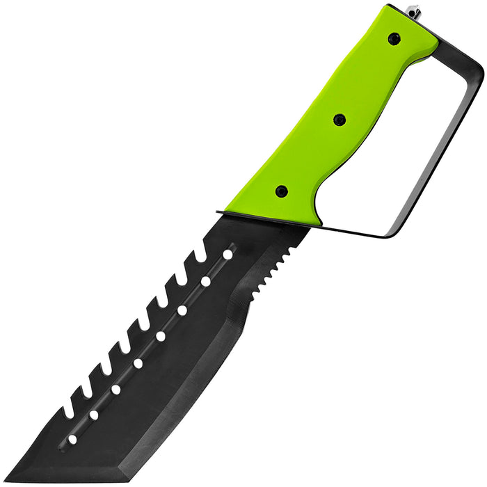 Full Tang Raving Lunatic Glass Breaker and Handguard Knife