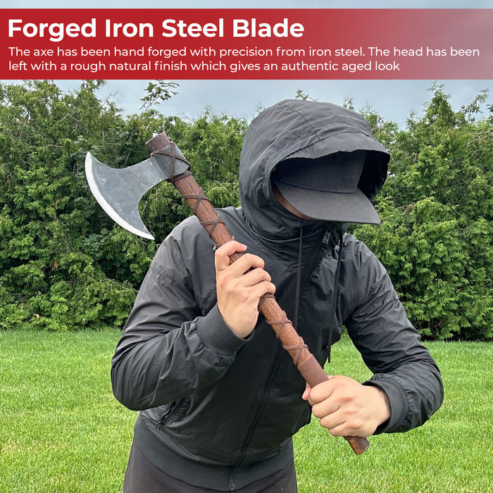 Fully Functional Norse Terror Battle Axe