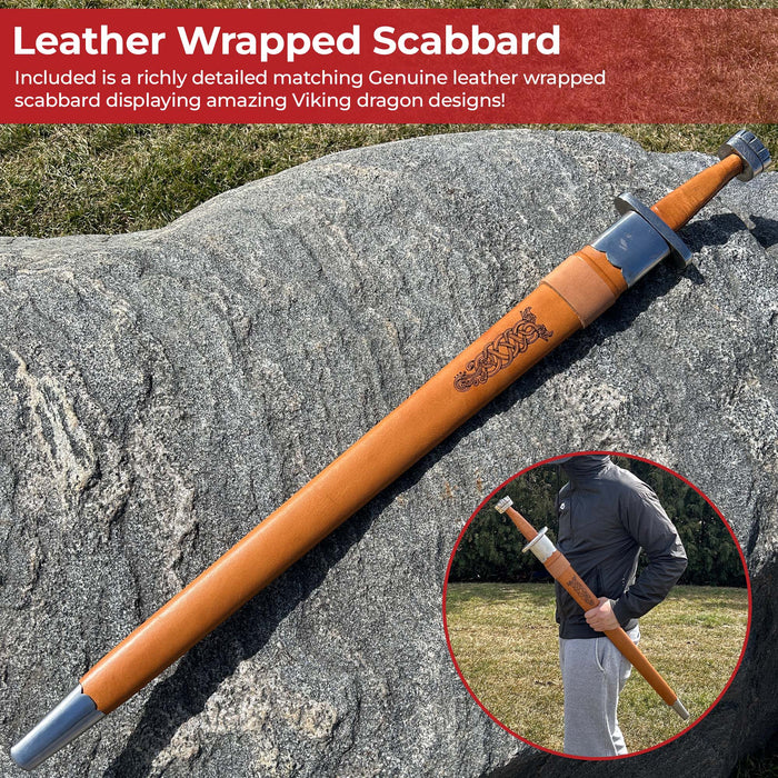 Functional Medieval Guardian of Asgard Viking Replica Sword