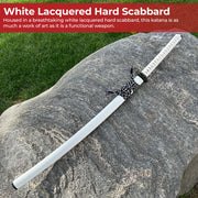 Flight of the Sea Hawk 1060 Damascus Steel Handmade Katana