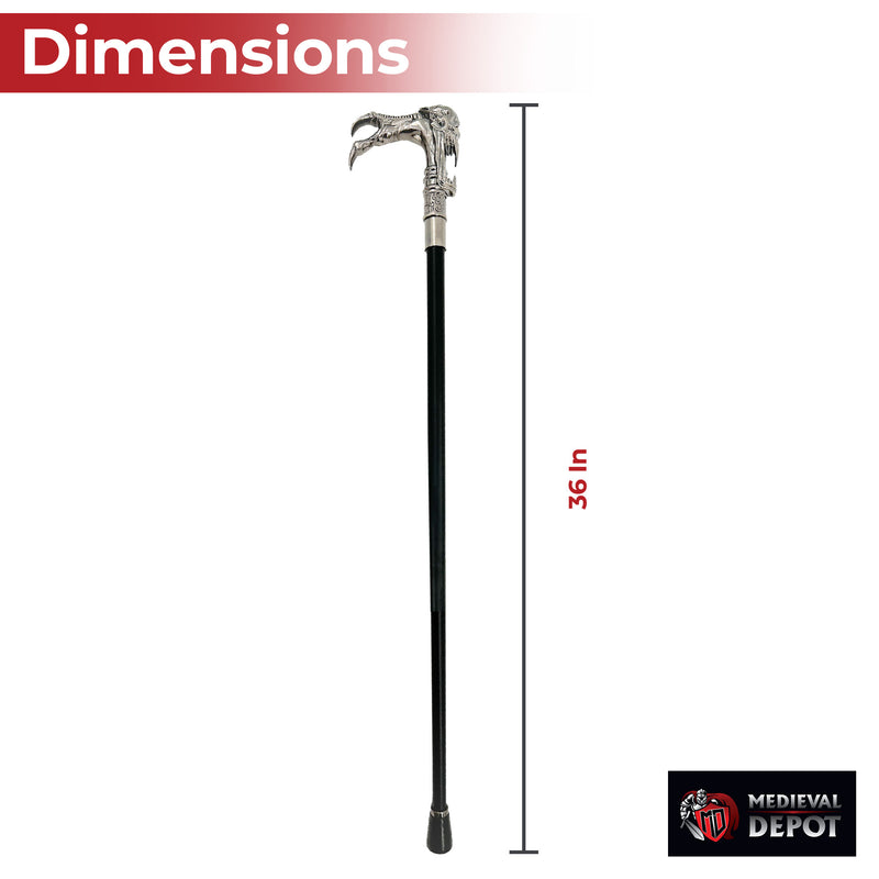 Galaxy Cyborg Alien Walking Cane Stick