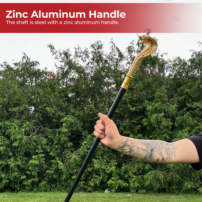 Golden Pharaoh King Cobra Walking Cane