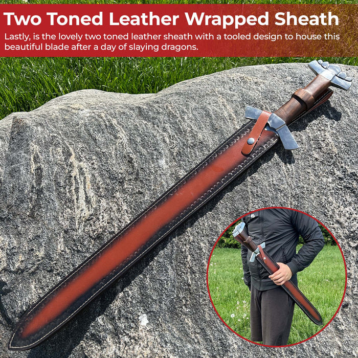 Gram Full Tang Slayer of Fafnir Viking Sword