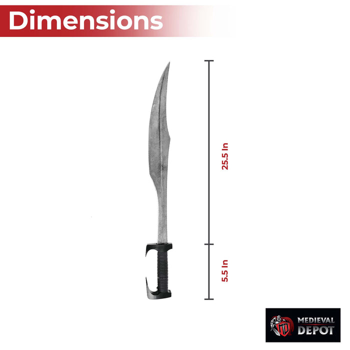 Greek Spartan Forged Warrior Battle Sword