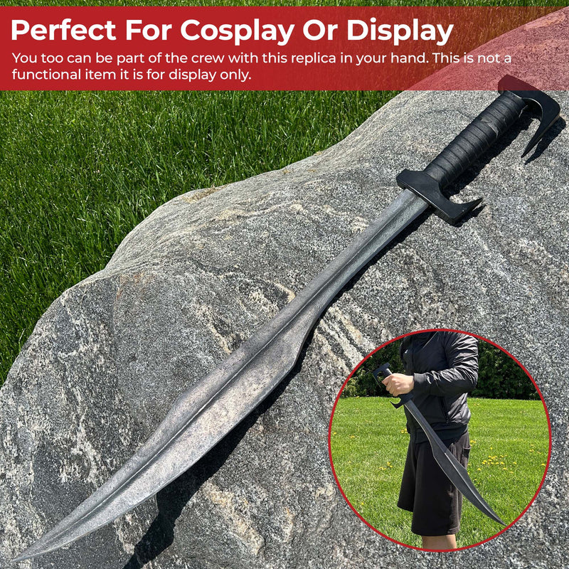 Greek Spartan Forged Warrior Battle Sword