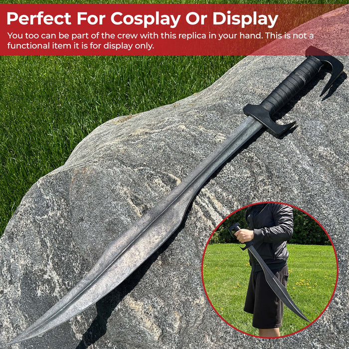 Greek Spartan Forged Warrior Battle Sword