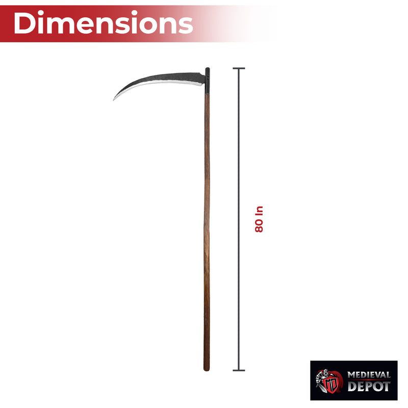 Grim Reaper Monster Scythe 80 Inches