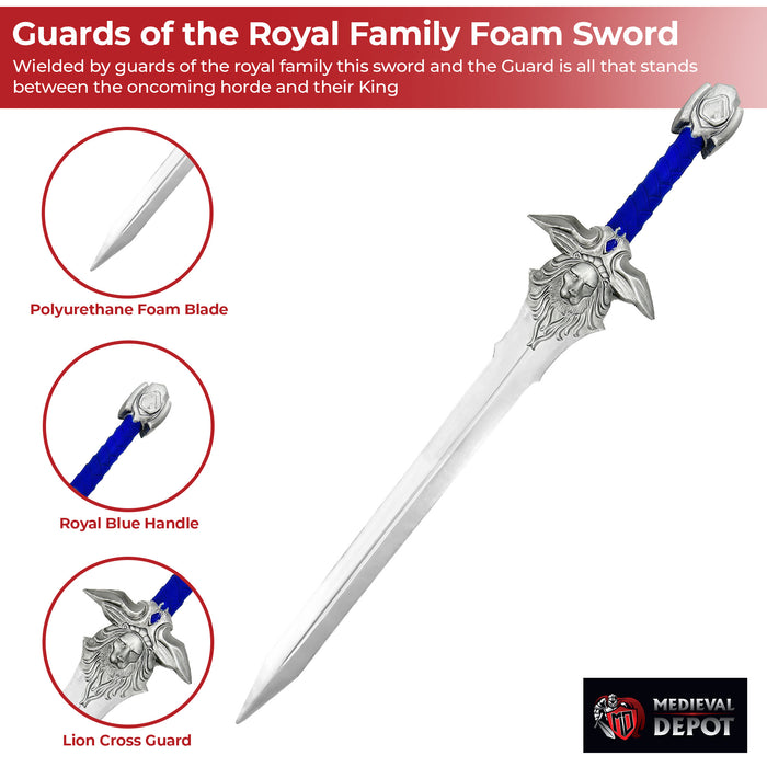 Guards of the Royal Family Lion Foam Sword