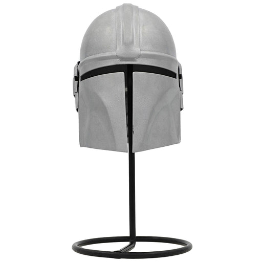 Miniature Galactic Bounty Hunter Helmet Display with Stand