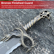 God of War Blades of Chaos with Plaque