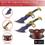 God of War Ragnarok Blades of Chaos Replica Set 