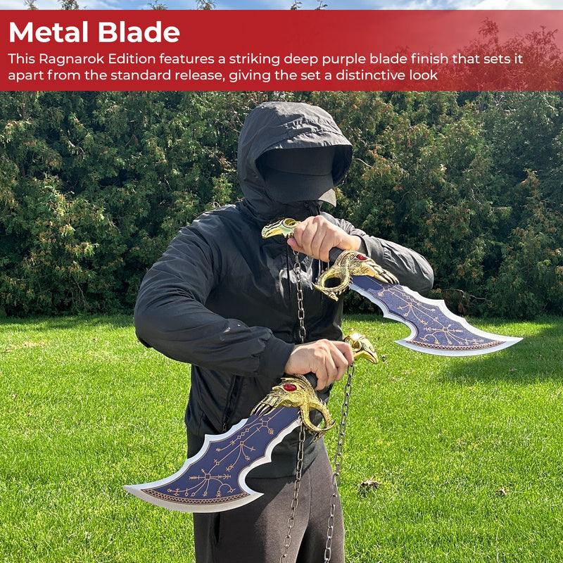 God of War Ragnarok Blades of Chaos Replica Set 