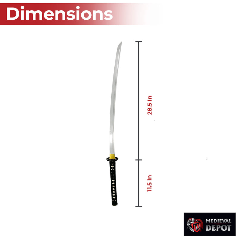 Hand forged 1060 carbon steel samurai sword