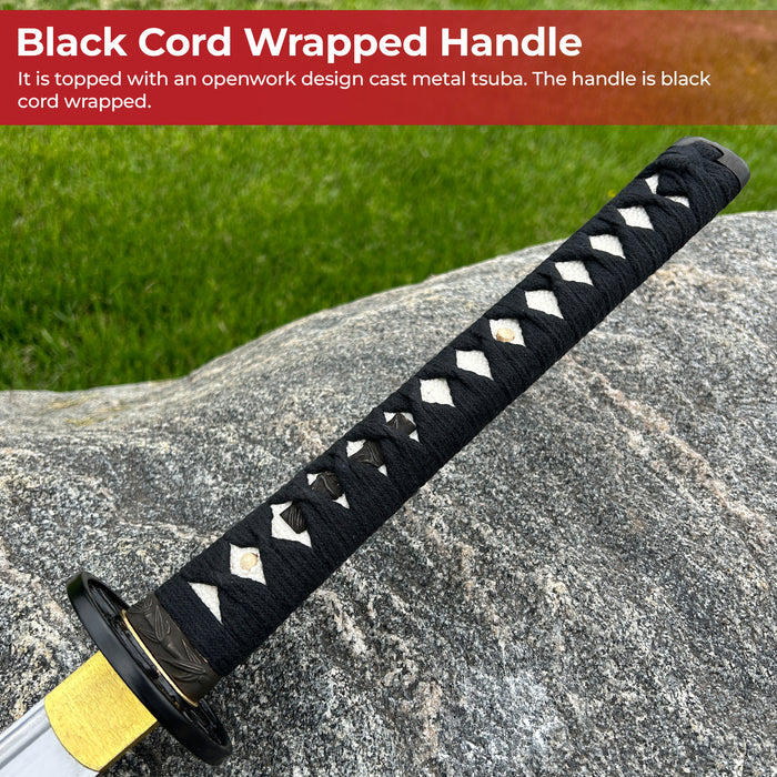 Hand forged 1060 carbon steel samurai sword