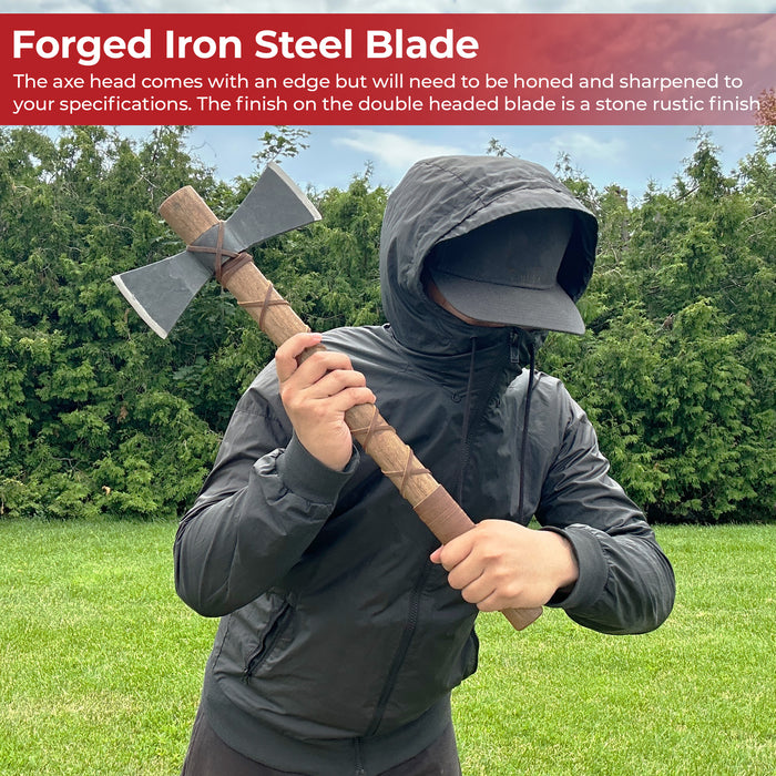 Hand Forged Fury of Atla Viking Axe